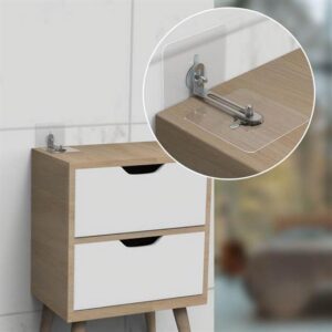 Deprem İçin Ultra Dayanıklı Çivisiz Duvarı Delmeden Ayarlanabilir Eşya Sabitleyici Aparat (5286)