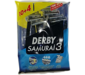 DERBY SAMURAİ 3 BIÇAK 10+4 PARÇA.POŞETLİ (5286)