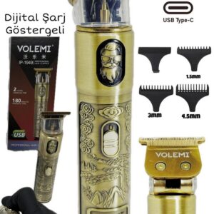 Dijital Göstergeli Saç Sakal Tıraş Makinesi - Sıfıra Yakın - IP-1949 (5286)