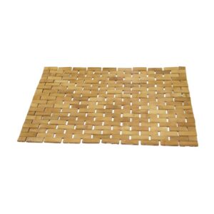 DİKDÖRTGEN - BAMBU KAYDIRMAZ BANYO PASPASI 42X62CM (5286)