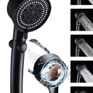 Duş Başlığı Pervaneli Serinletici Tasarım 5 Modlu (5286)