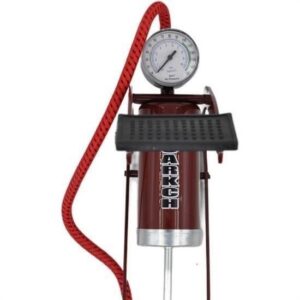 ANKAVERSE® Basınç Göstergeli Ayak Pompası Araba Bisiklet Motor Lastik Pompası