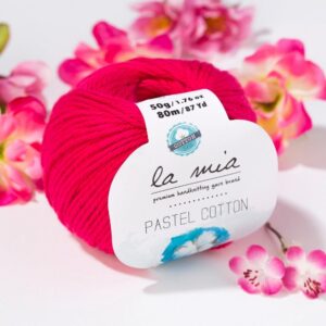 La Mia Pastel Cotton Fuşya El Örgü İpi - L058 - 33613