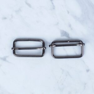 Loren Siyah Metal Toka Sürgülü 2 li Paket