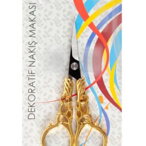 Nakış Makası Dekoratif Altın Kanat YBL-403 Model 17