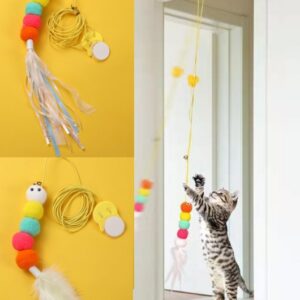 Elastik Kendinden Yapışkanlı Solucan Kedi Oltası (5286)