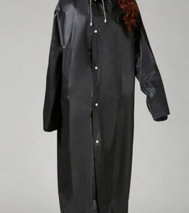 EVA SİYAH PARDESÜ YAĞMURLUK (5286)