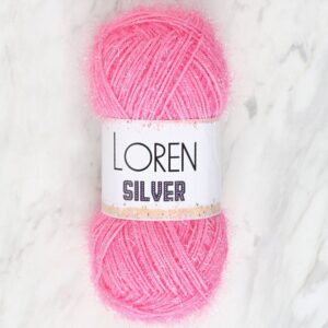 Loren Silver Bebe Pembe El Örgü İpi - RS0014 - 34075