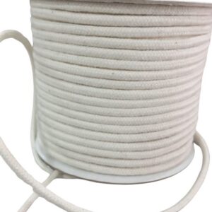Bağcık İpi Pamuk 0,5 cm Krem 1 Metre