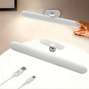 ANKAVERSE® Dokunmatik USB İle Şarj Olabilen 27 cm Led Aydınlatma Makyaj Aynası Işığı