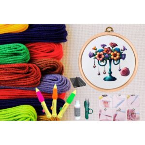 Punch Seti Nakış Seti Kasnaklı Kendin Yap Seti Seri 108