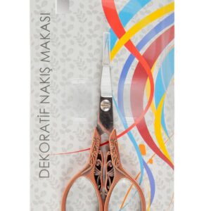 Nakış Makası Dekoratif Bakır Kelebek YBL-403 Model 18