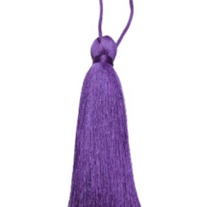 Püskül Tekli 10 cm 1 Adet Eflatun