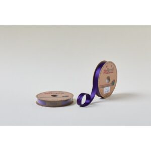 Biye Saten Katlı 019 Koyu Mor 2 cm 25 Metre %100 Polyester