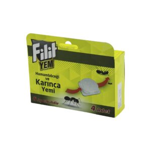 FİLİT  4PCS  KARINCA - HAMAM BÖCEK  YEMİ   6AY ETKİLİ - İSTASYON   YEM: 1.5GR X 4AD.=6GR (5286)