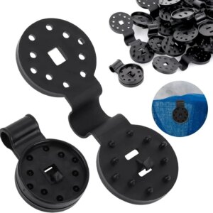 Gölgelik File Klipsi 100 Adet Gölgelik İp Geçirme Aparatı (5286)