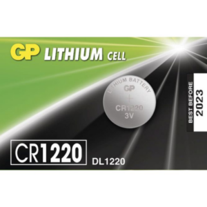 GP LITHIUM CELL CR-1220 DL-1220 PARA PİLİ 3V 5Lİ KART (5286)