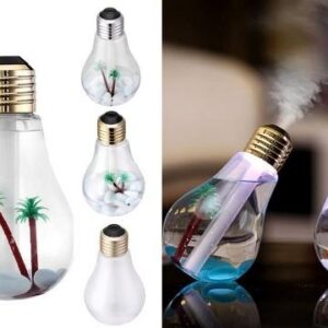 Hava Nemlendirici Ampul Görünümlü Hazneli Buhar Makinesi 400 ml. (5286)