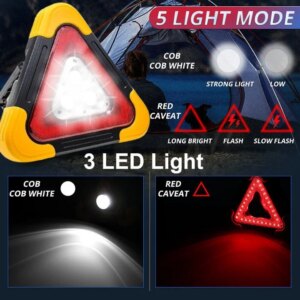 Hurry Bolt Şarjlı Cob Led Reflektör (5286)