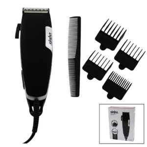 KABLOLU FİŞLİ SAÇ SAKAL KESME TRAŞ MAKİNESİ KOLLU TARAK AYARI SHC-1901 (5286)