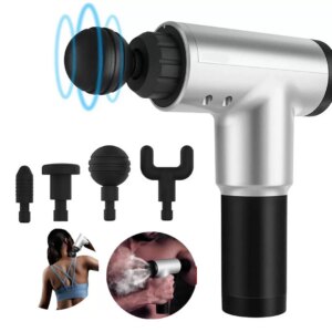 Kablosuz Adaptörlü Masaj Tabancası – Şarjlı Masaj Tabancası KH-320 (5286)