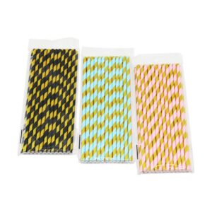 25 ADET KAĞIT KOKTEYL PİPET  (5286)