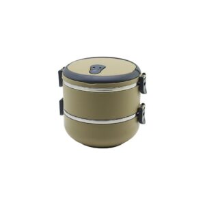 KAHVERENGİ 2Lİ SEFER TASI SAKLAMA KABI 1.2LT (5286)