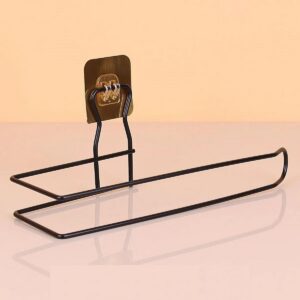 Kendiliğinden Yapışkanlı Krom Paslanmaz Metal Havlu Kağıtlık Aparatı (5286)