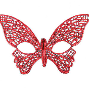 Kırmızı Dantel Masquerade Maskesi 7 No (5286)