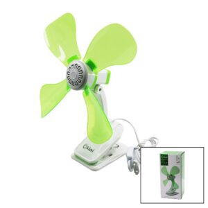 KİWİ KFAN-7604 2İN1= MANDALLI - MASA ÜSTÜ VANTİLATÖR 180° AKROBAT9W - ÇAP: 32CM 4-RENKLİ PLASTİK KANAT - GÖVDE (5286)