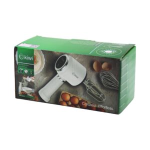 KİWİ KMX-3612 USB ŞARJLI MİKSER 2 X 2-MODEL ÇIRPICI = 4PCS 20W 3-KADEME HIZ=IŞIKLI GÖSTERGE Lİ-İON PİL:1500mAh (5286)