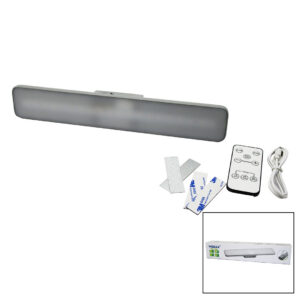 KUMANDALI - ZAMAN - IŞIK GÜCÜ AYARLI METAL ASKILI - USB ŞARJLI LAMBA FENER 20SMD LED (5286)