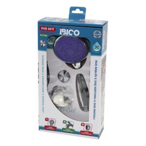 KUTULU AMBALAJ 3İN1 DUŞ SETİ  FONKSİYONLU KROM DUŞ BAŞLIK - METAL DUŞ HORTUM - MAFSAL=ASKI VİDALI (5286)