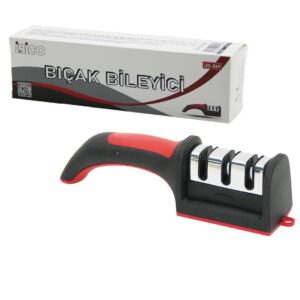 KUTULU BIÇAK BİLEME 3 BOĞUMLU RENKLİ PLASTİK SAPLI (5286)