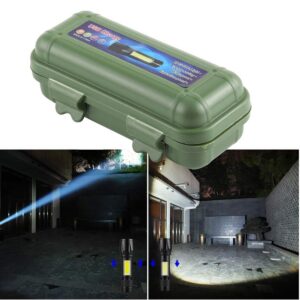 Kutulu Mini El Feneri – Taşınabilir LED Kamp ve Acil Durum El Lambası Plastik Gövde (5286)