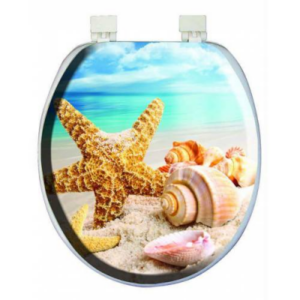 LÜKS DESENLİ YUMUŞAK KLOZET KAPAK PUF (5286)