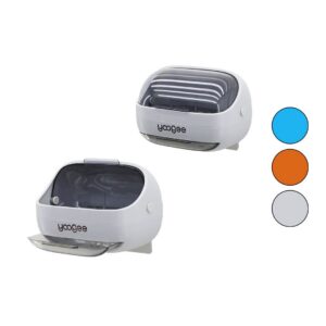 LÜX KATI SABUNLUK RENKLİ PLS MİKA KRİSTAL AÇ-KAPA PENCERELİ - ATIK SU ÇEKMECELİ YAPIŞKANLI MONTAJ (5286)