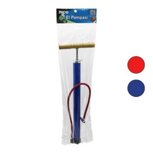 METAL GÖVDE AHŞAP KOL İRAN EL POMPASI 55CM TOP - BİSİKLET - MOTOR AYAKLIK APARATLI (5286)