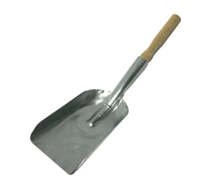 METAL KÜÇÜK - DAR GALVANİZ KÜREK AHŞAP SAPLI (5286)