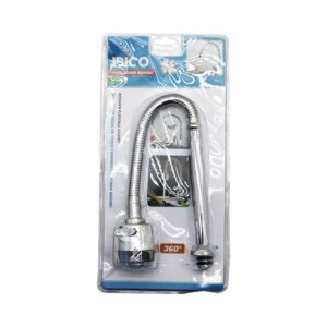 METAL  KUBAR - BATARYA BORUSU  KROM TOPAÇ BAŞLIK= KADEMELİ   360 DERECE YAYLI   ANTİ TWİST  VAKUMLU AMBALAJ (5286)