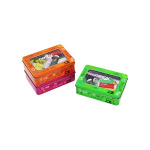 METAL KUTU DİKİŞ SETİ İPLİK - MEZURA - TEKSTİL MAKASI - İĞNE - YÜZÜK (5286)