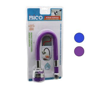 METAL - RENKLİ SİLİKON KAPLI KUBAR - BATARYA BORUSU TOPAÇ BAŞLIK= KADEMELİ 360 DERECE YAYLI VAKUMLU AMBALAJ (5286)