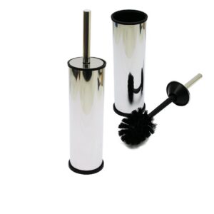 MİKRO-1 EKO METAL KLOZET WC FIRÇA SETİ DÜZ KAPAK (5286)