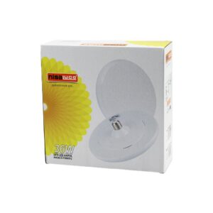 NİSALUCE EAMP-063/KB 36W E27 UFO TİPİ LED LAMBA AMPUL KRİSTAL DESENLİ MİKA PLS.KAPAK 6400K - 3240LÜMEN (5286)