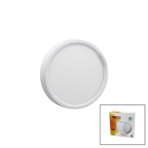 NİSALUCE EPL-18SÜ 18W BEYAZ METAL KASA SIVA ÜSTÜ YUVARLAK LED SLİM PANEL 1260LM BEYAZ=6500K 30.000 SAAT ÖMÜR (5286)