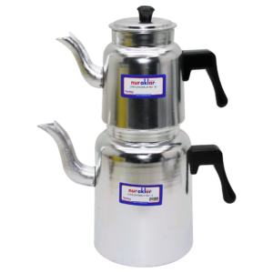 NO-5 LÜKS ALÜMİNYUM ÇAYDANLIK TAKIMI (5286)