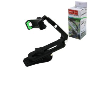 OTO - ARAÇ DİKİZ AYNA GEÇMELİ TELEFON TUTUCU 360 DERECE KOL MANDALLI GENİŞLİK AYARI=12.9-25.5CM (5286)