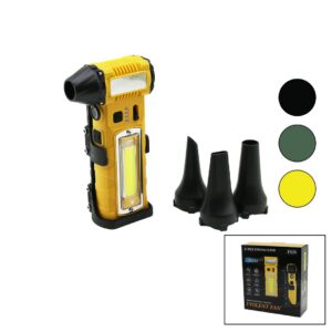 OTO ARAÇ SÜPÜRGE - FENER - MİNİ TURBO JET FAN ŞARJLI 3 FARKLI UÇ KADEMELİ HIZ AYAR 8 FARKLI BEYAZ-KIRMIZI IŞIK STANDLI - MIKNATIS - KESME APARATI (5286)