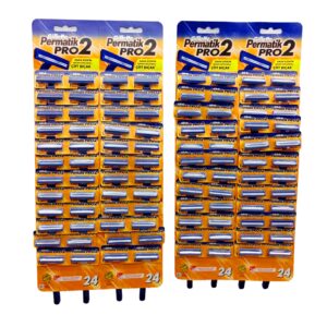 PERMATİK PRO 2 ÇİFT BIÇAKLI SAPLI JİLET 96 PARÇA (5286)
