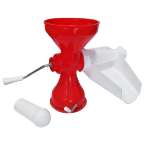 PLASTİK SÜZGEÇLİ - HAZNELİ SALÇA MAKİNESİ METAL KOLLU EV YAPIMI FİRESİZ PRATİK KULLANIM BRKT-312007 (5286)